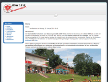Tablet Screenshot of dsw12-wassersport.de